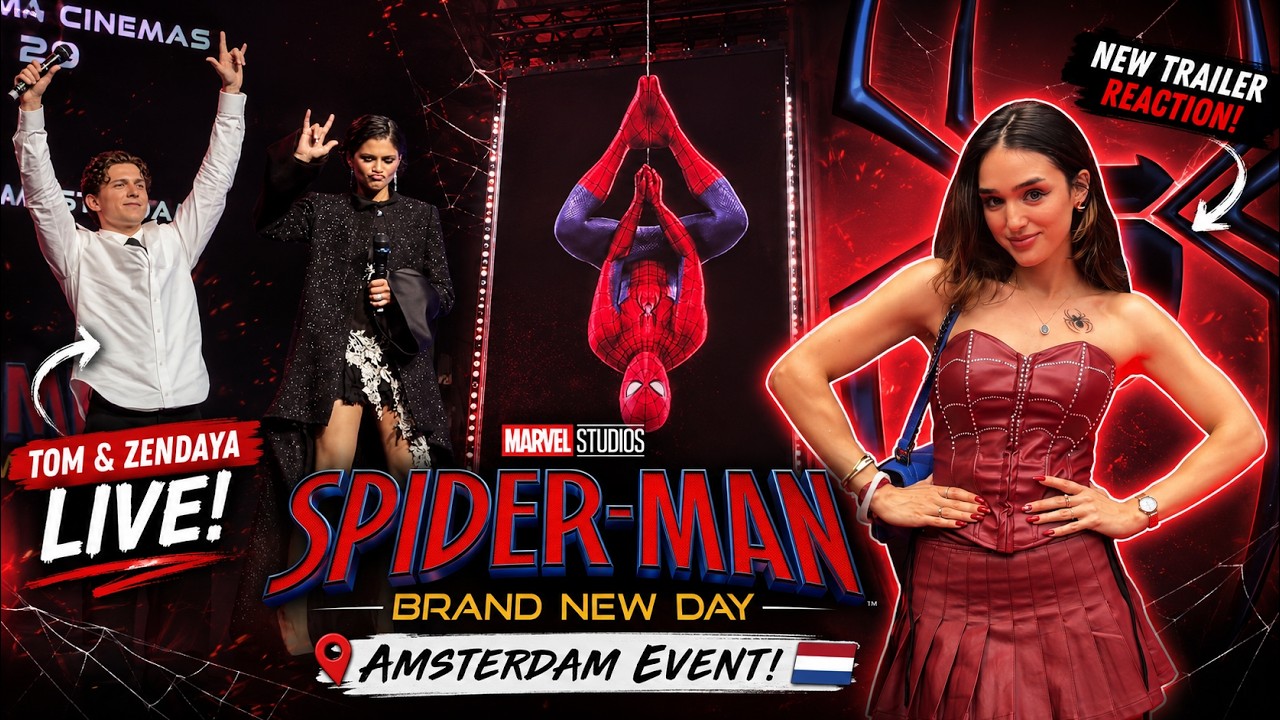 SPIDER-MAN Brand New Day Global Fan Event Vlog | Tom Holland & Zendaya LIVE 🕷️✨