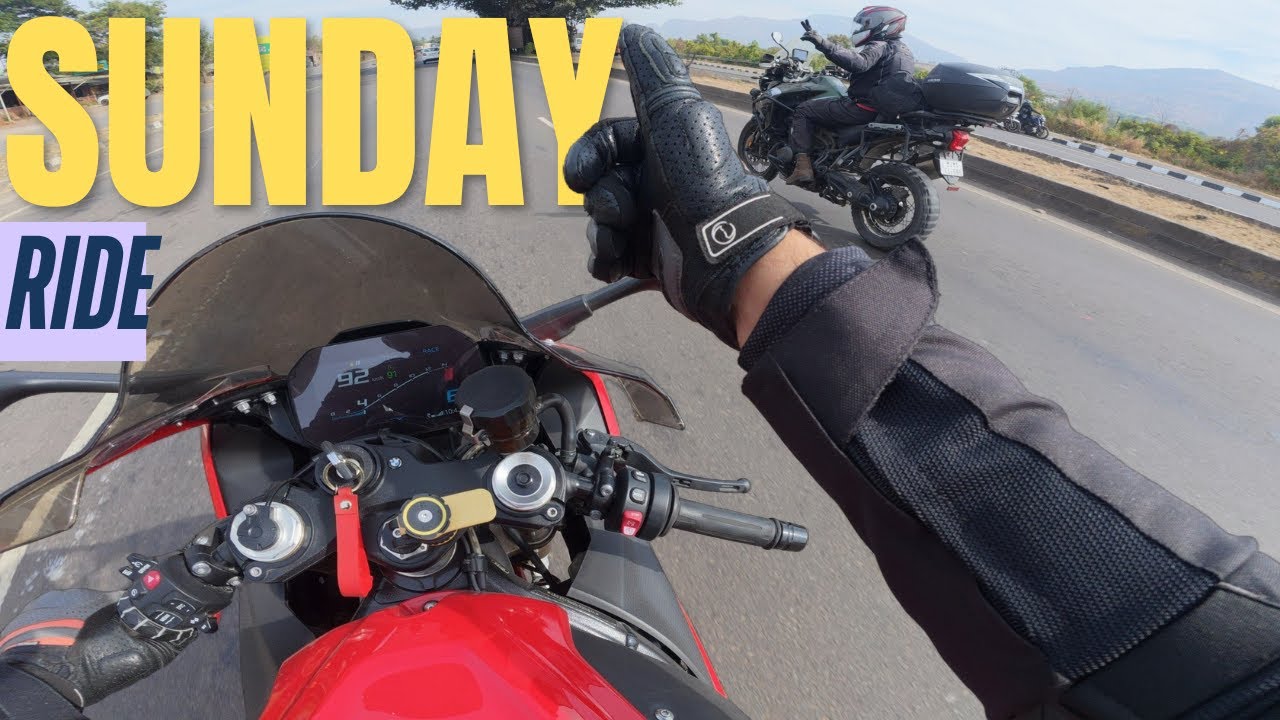 BMW S1000RR Sunday Ride | Pune to Satara Highway Run | Sandip Mane #rider #punerides #s1000rr