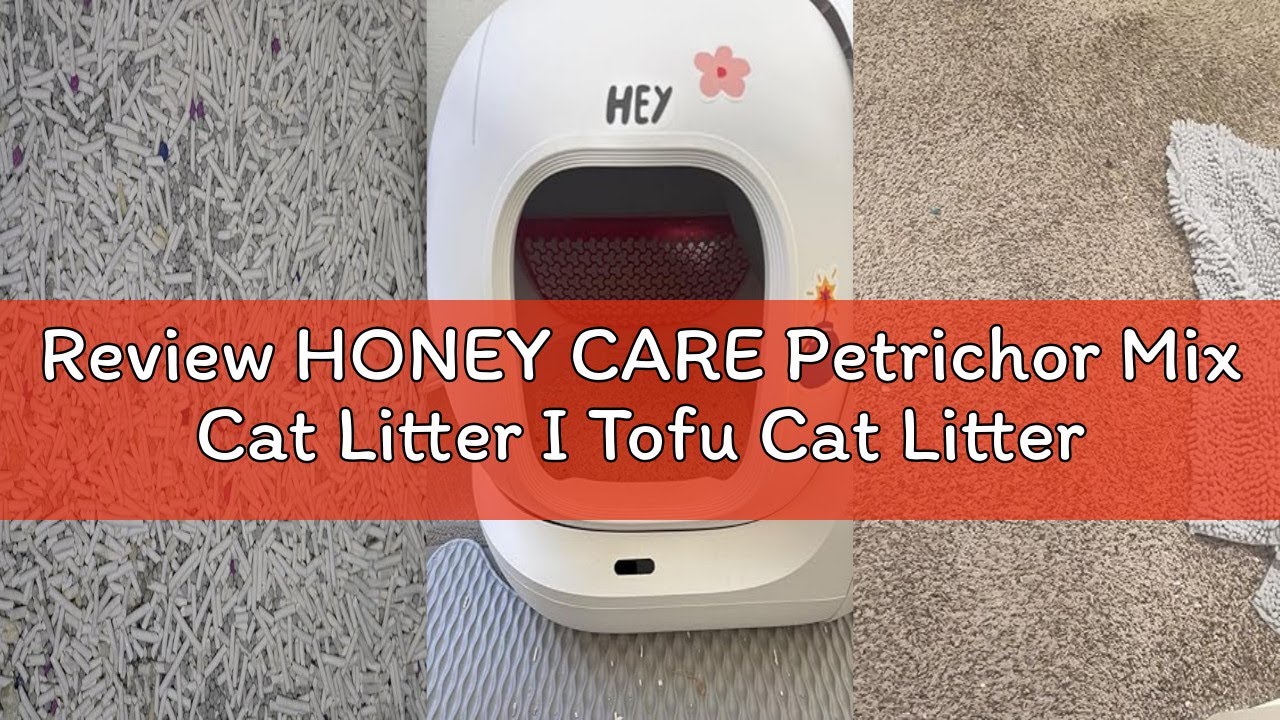 Review HONEY CARE Petrichor Mix Cat Litter I Tofu Cat Litter I Nature Plant-Based Pellets and Benton