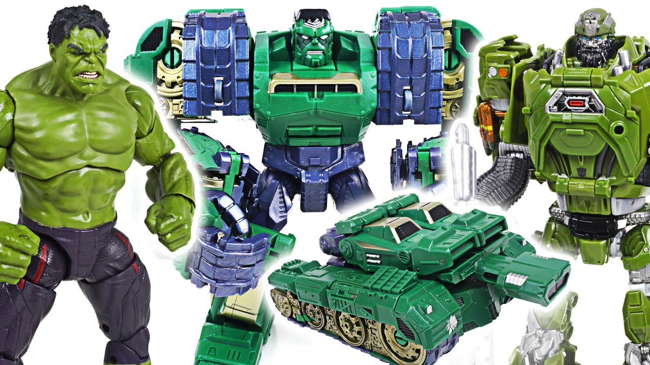 Thanos, villains are angry! Marvel Hulk tank, Iron Man plane transformers combine! - DuDuPopTOY