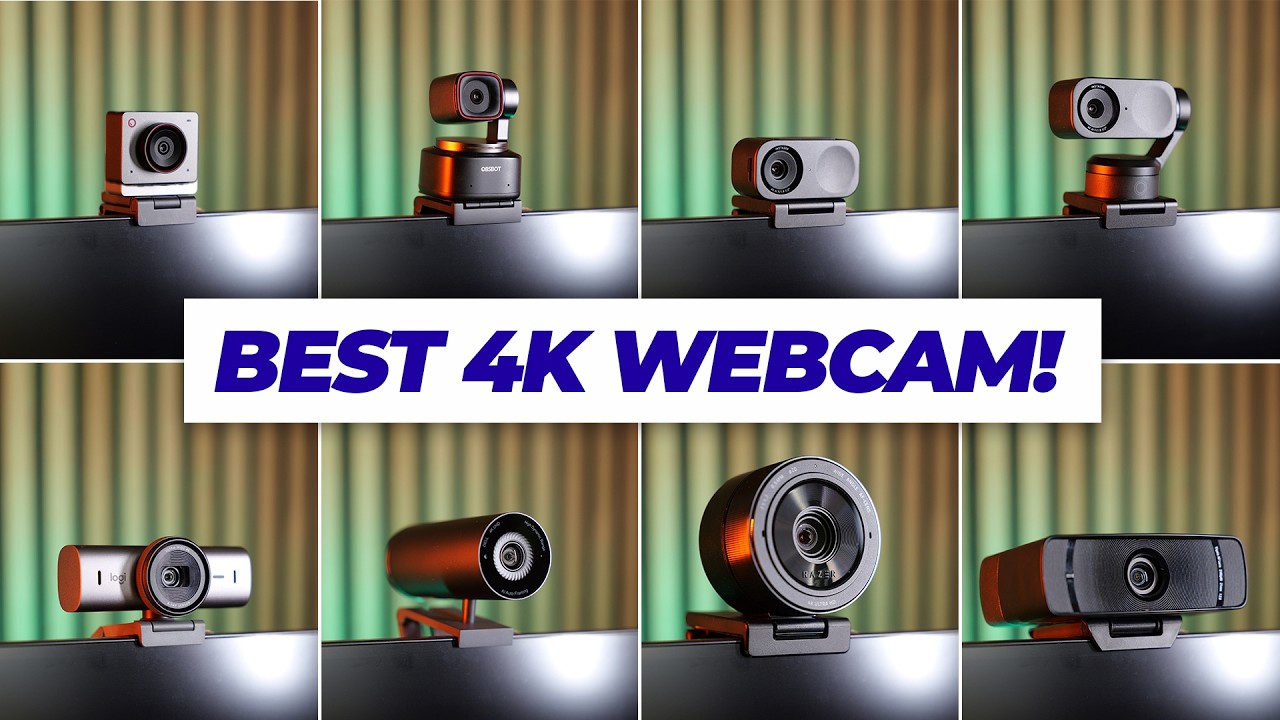 The BEST 4K Webcam in 2025! Which one should you buy?
