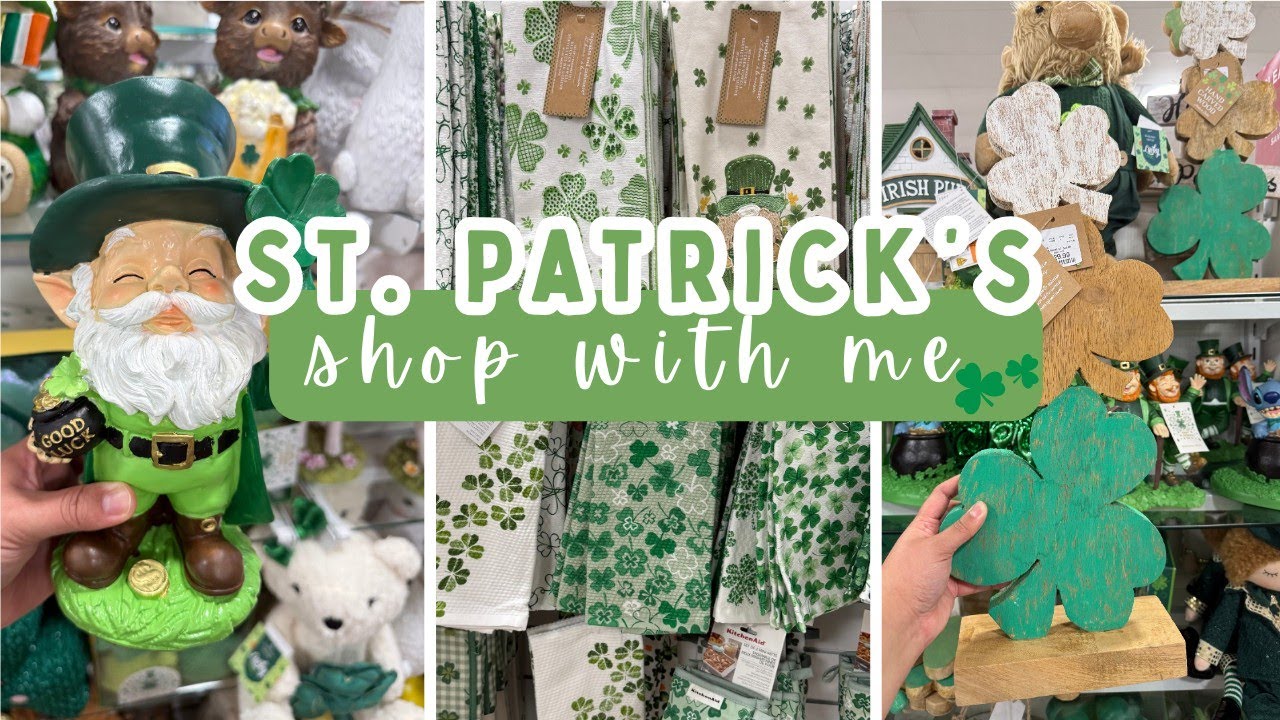 Покупки в HomeGoods ко Дню Святого Патрика | Новые находки для декора 2026 ☘️🌈💚