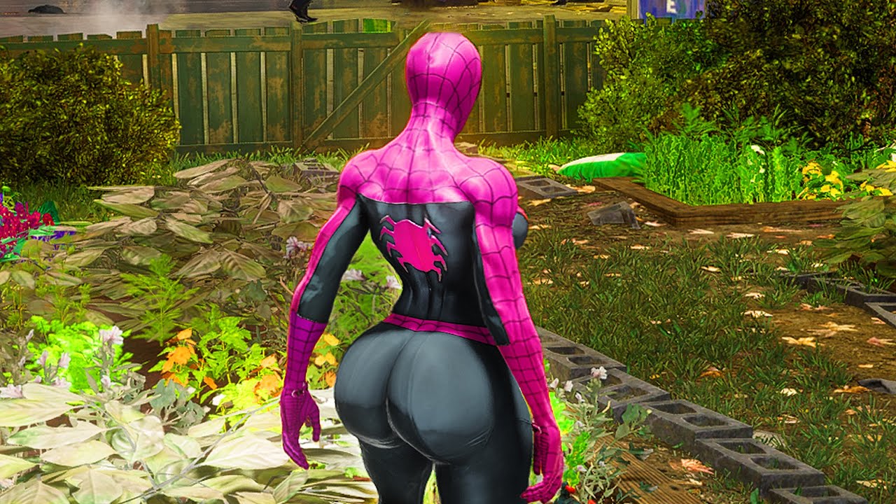 Thicc Lady With a Booty All Scenes  Part 5 (Lady's Romance) Spider Man 2's 4K Mod