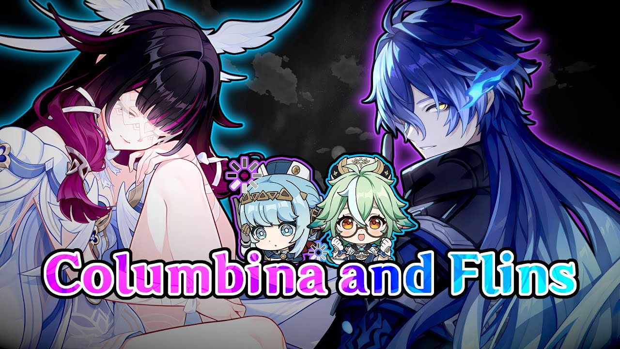 Flins' newest team (not the best rotation) - Columbina (C0R1) test | Genshin Impact