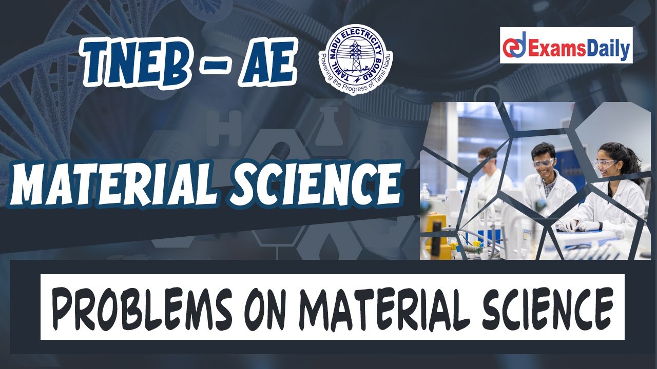 TNEB AE Exam | Material Science - Problems on Material Science | EEE Online Classes