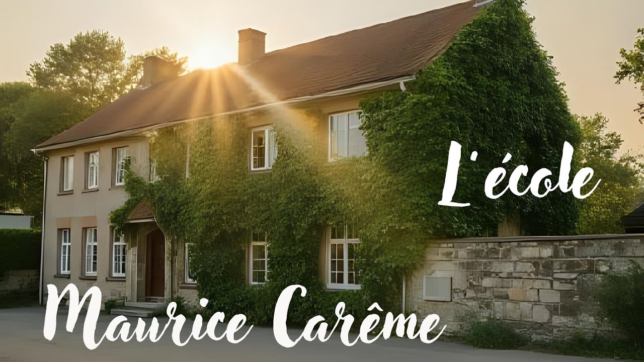 L'école - Maurice Carême - Poésie - french poetry