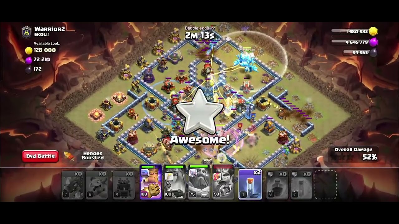 WAR ATTACK CLOSE WIN UNEXPECTED #fypシ゚viral #supercell #supercellcreator #games #clashofclans 