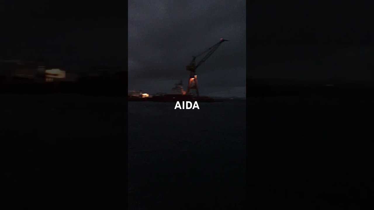 AIDA #norway #bergen #relaxing #views #nature #clouds #night #light #cruise