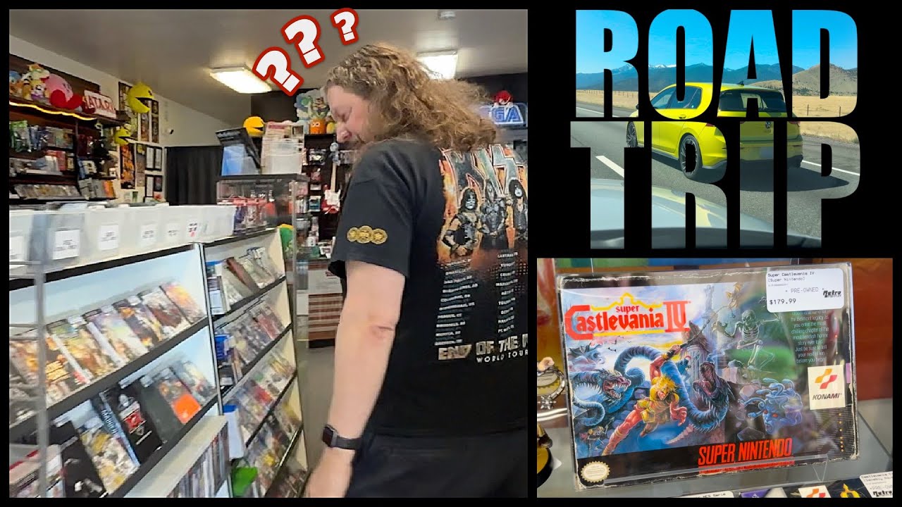 2,000 mile Road Trip Part #1 + Video Game Pickups!