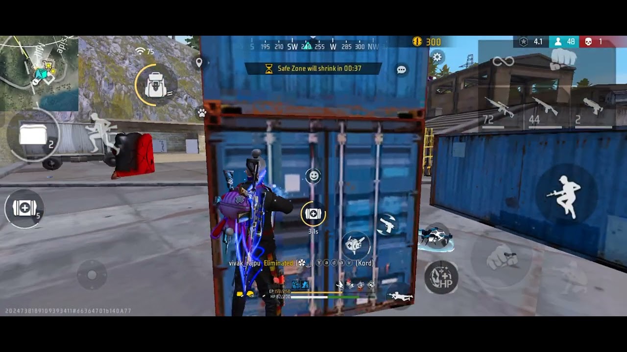 🛑Freefire killed by car🚗BOOYAH 15 kill💪Epic freefire india🇮🇳#freefire #viral 