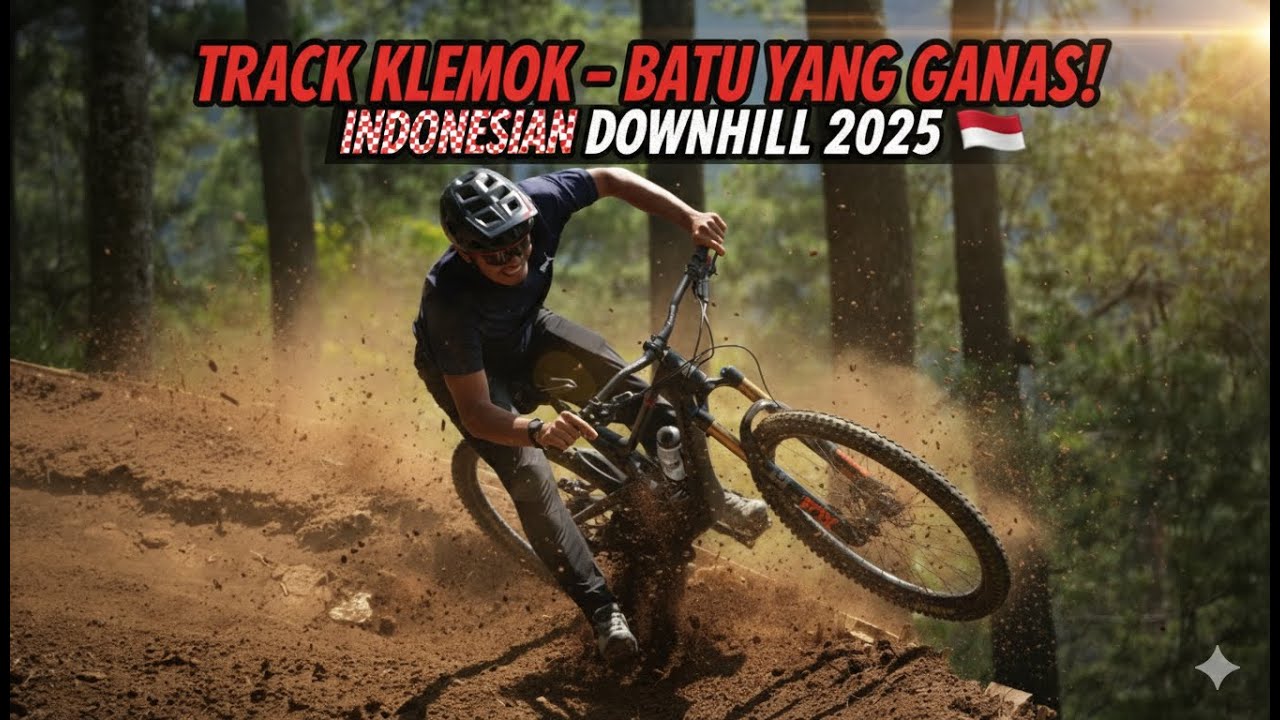 Ini adalah Track Final Series Balap Downhill - Bukit Klemok, Indonesian Downhill 2025