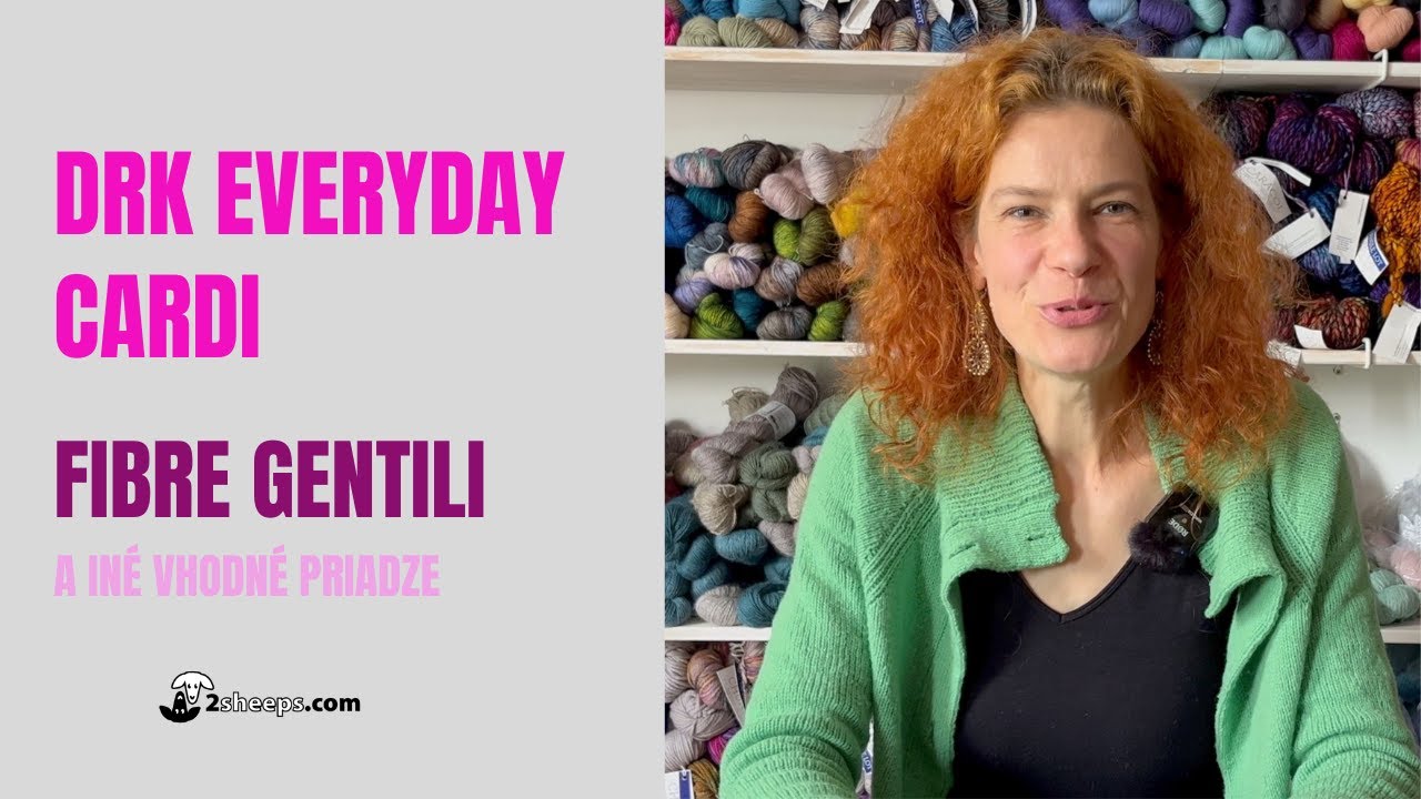 MÔJ DRK Everyday Cardi od Andrea Mowry (DreaReneeknits) a priadze naň vhodné