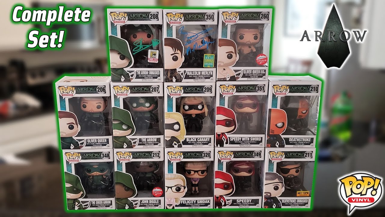 My Complete Exclusive Arrow Funko Pop Set Review