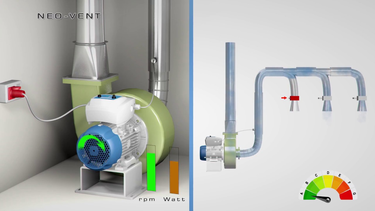 NEO-VENT, Control unit for air suction and ventilation