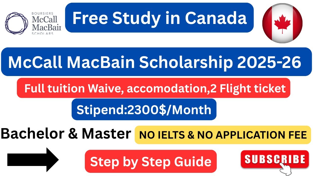 How to Apply for the McCall MacBain Scholarship 2025-26 in Canada | Application Guide & Tips