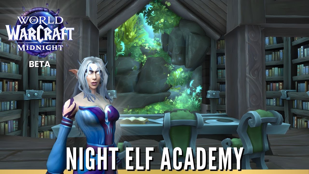 WoW Housing: Walkthrough & Dismantle of My Night Elf Academy!