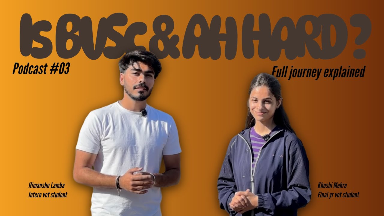 BVSc & AH Life | Veterinary College Reality, Internship & Career ft. Dr. Himanshu Lamba #luvas