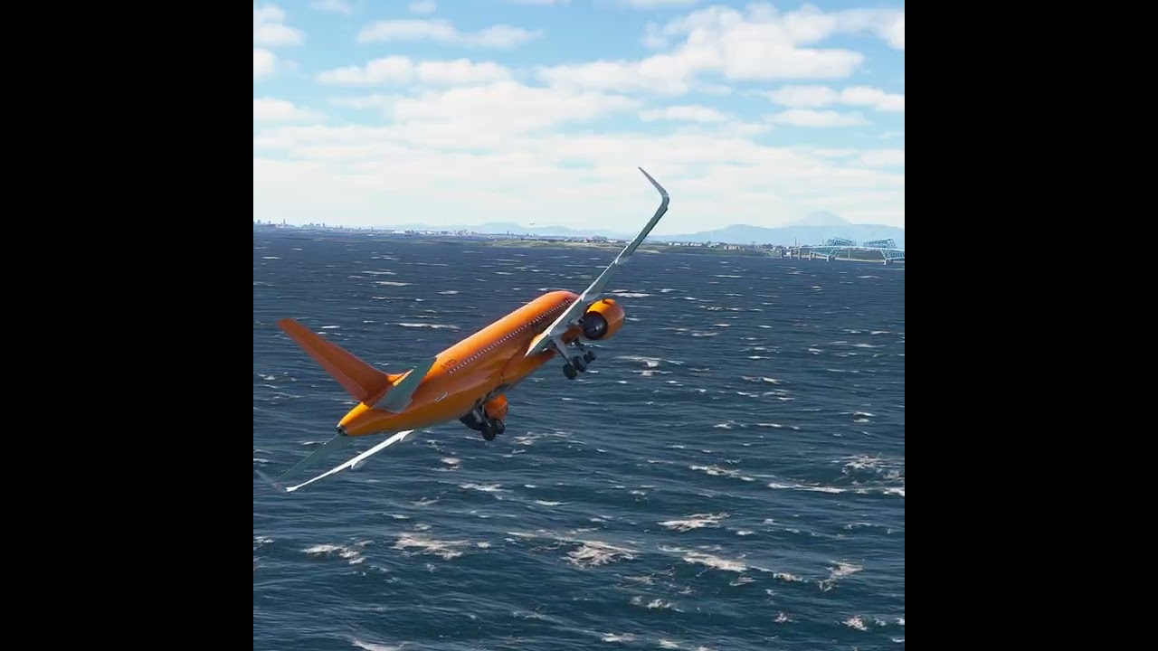 Impossible Landing!!! Amazing View before the Plane Landing eps.538