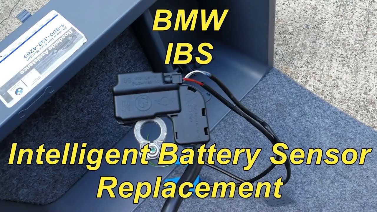 Замена интеллектуального датчика аккумулятора BMW IBS