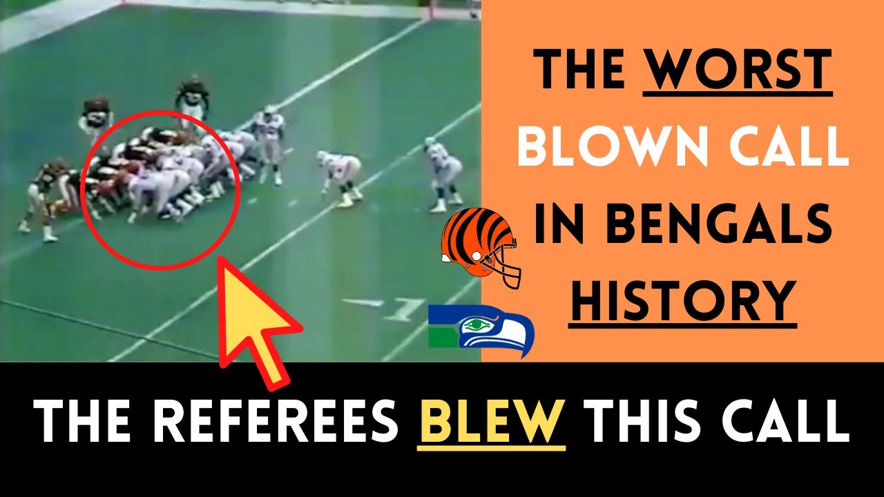 The BLOWN CALL That CHANGED The 1989 NFL Season | Seahawks @ Bengals (1989)