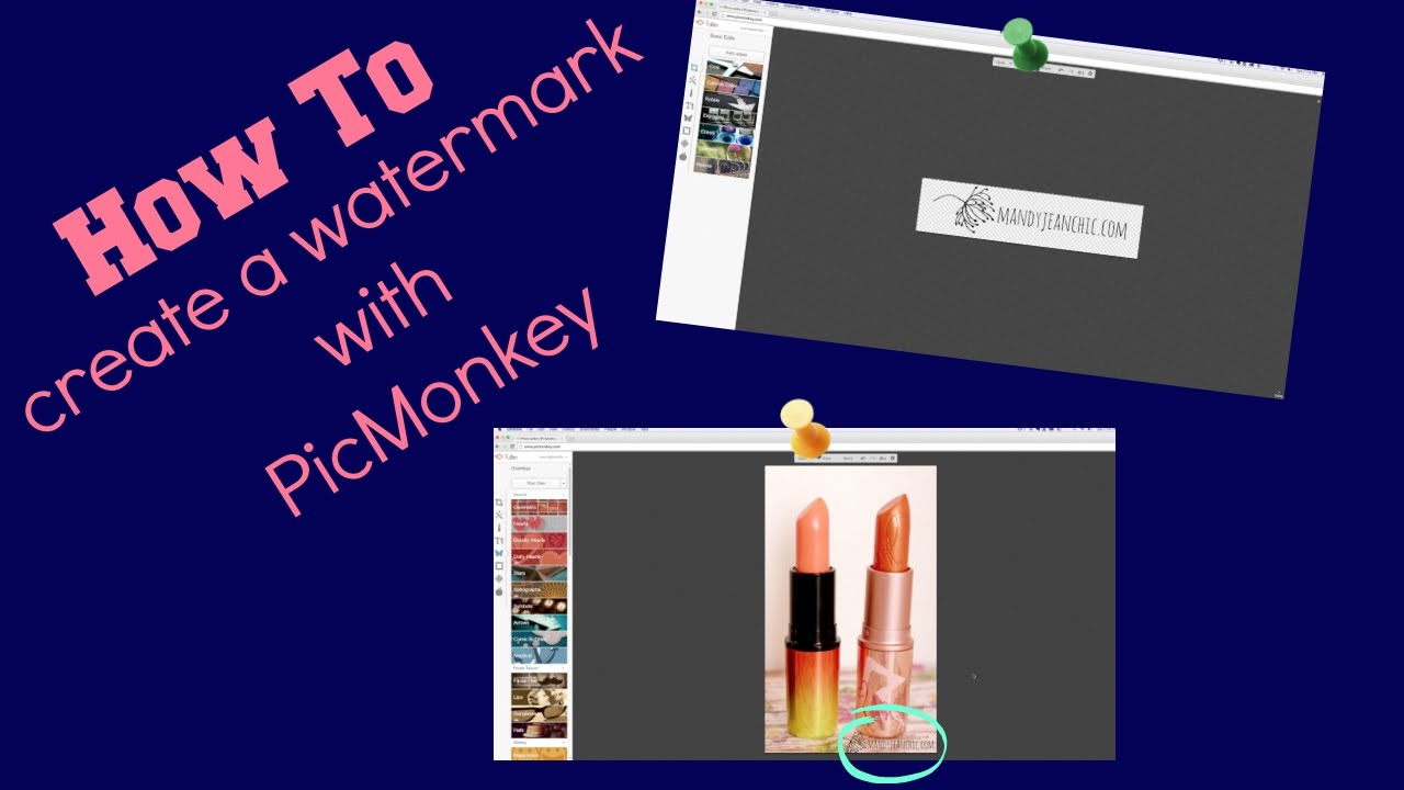 How to Create a Watermark for Your Images or Videos on PicMonkey