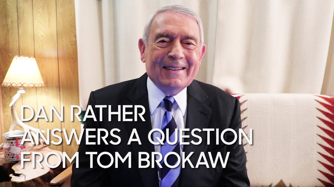 Dan Rather Answers a Question from Tom Brokaw