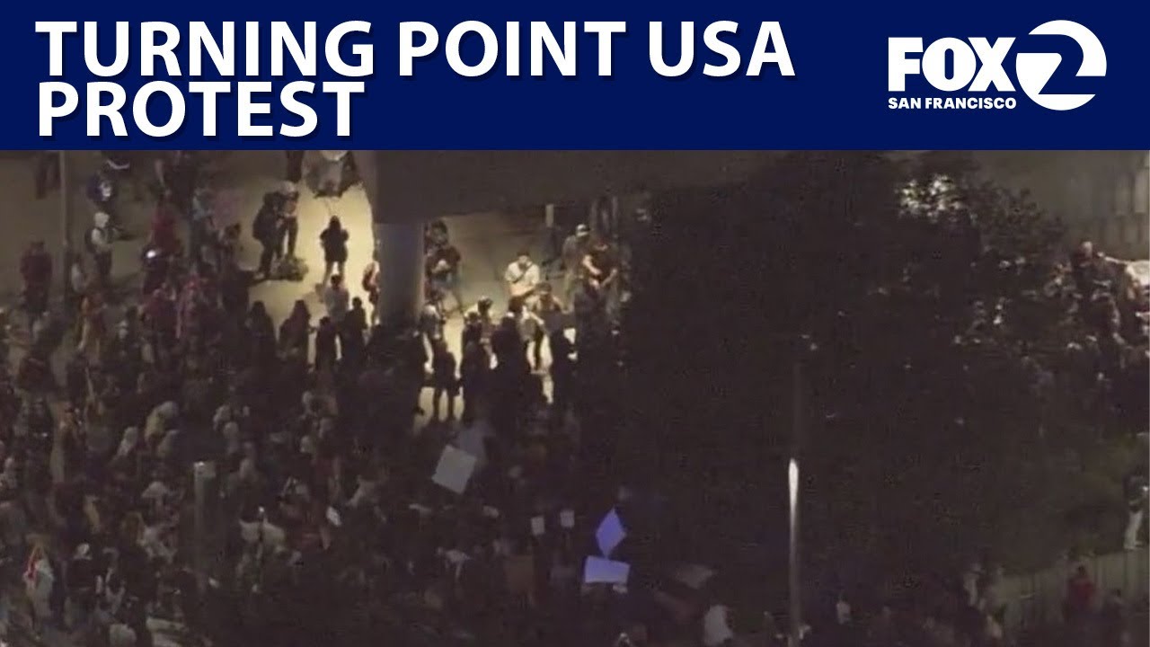 Fists fly at UC Berkeley Turning Point USA protest