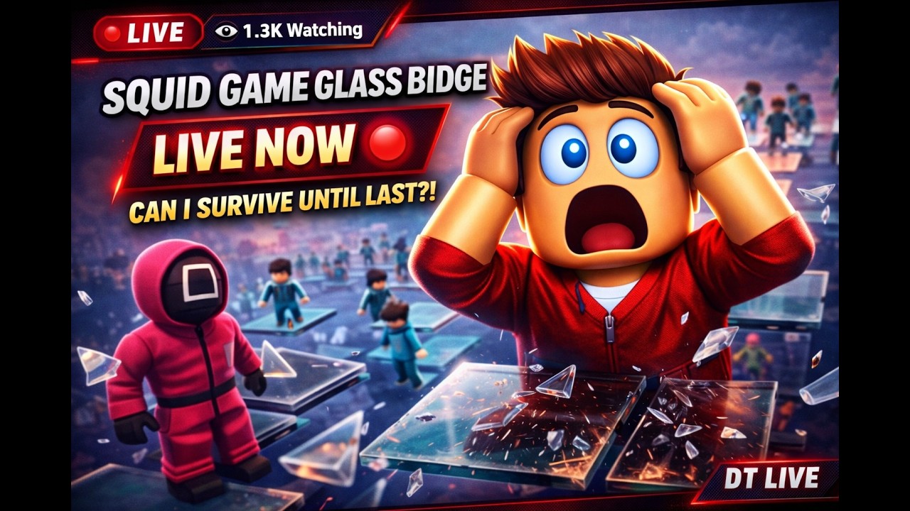 ROBLOX SQUID GAME LIVE 🔴 | Survival Challenge! ROBLOX AMAZING CHALLENGE