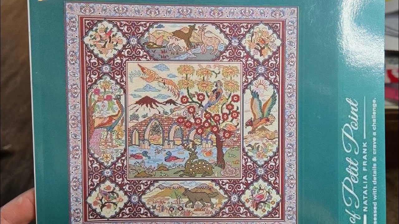 Quick Review of Natalia Frank Petit Point Miniature Rug Pattern