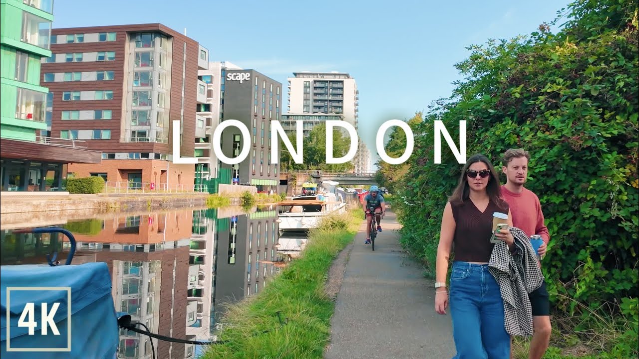London Walk from Greenwich Park to Regent’s Canal 4K