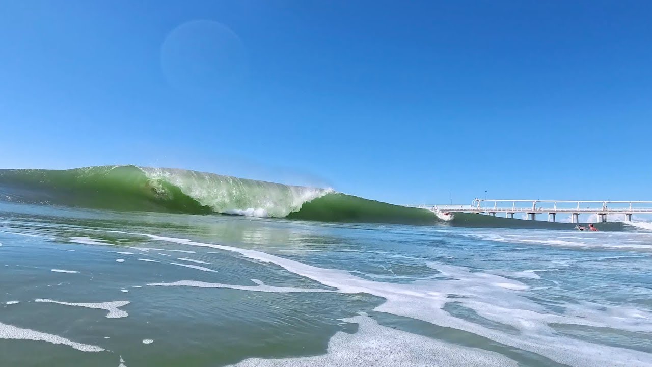 POV Surfing + Monster Spanish Mackerel Catch!