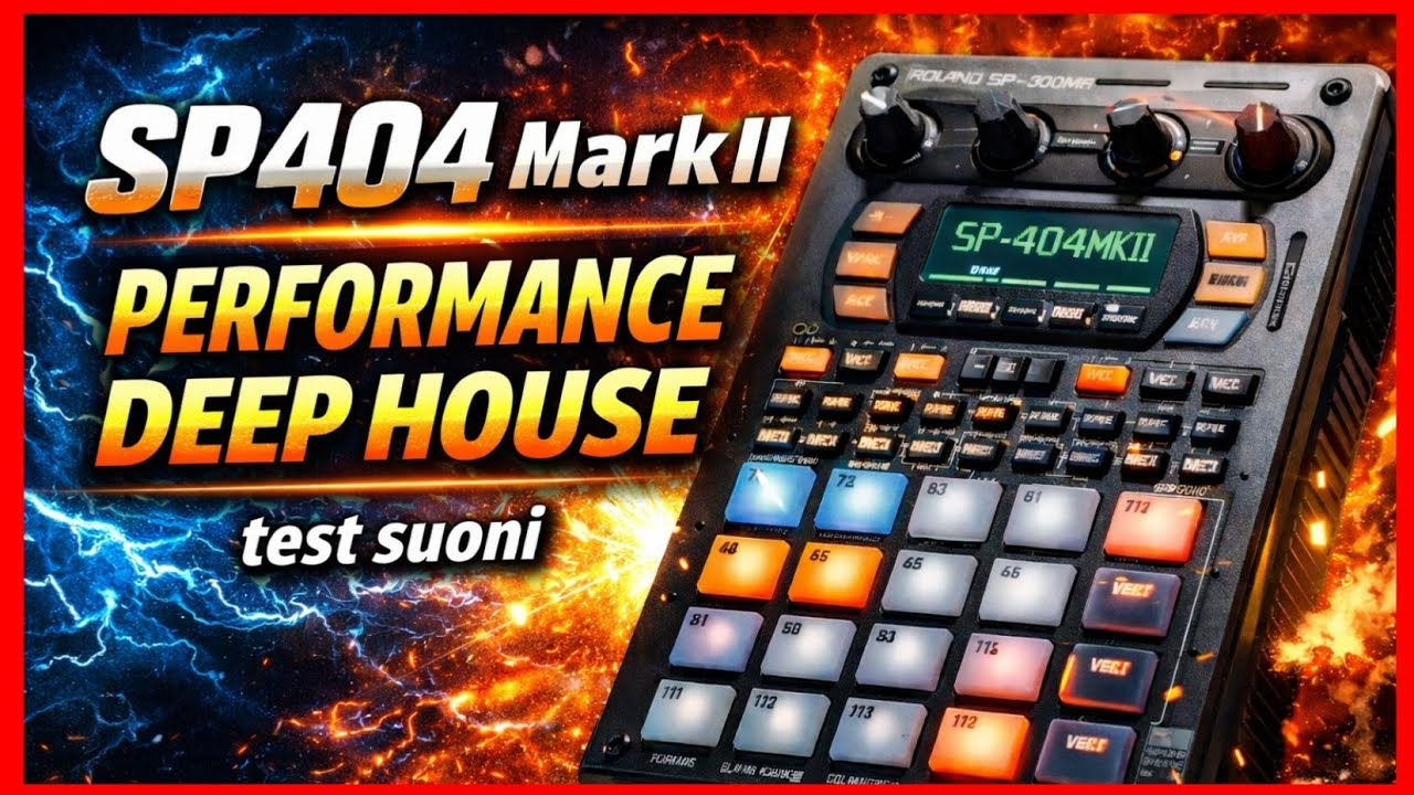Deep House 125 bpm test on Roland sp404 mkII