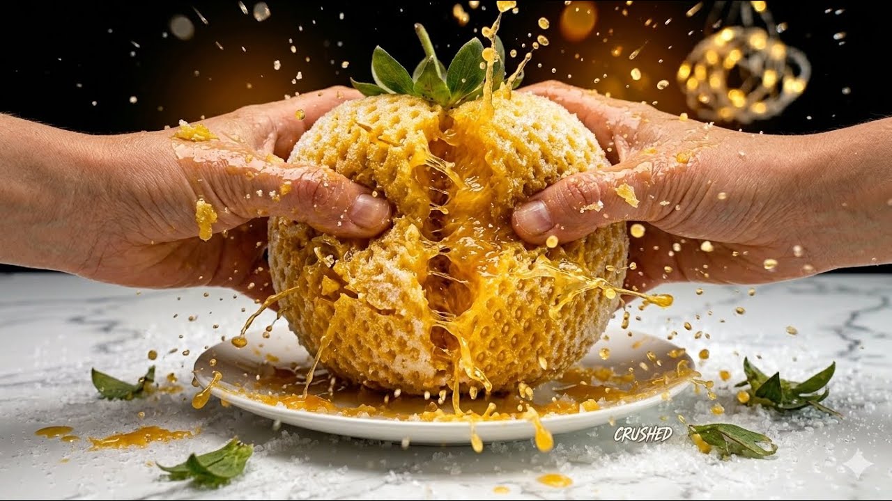 Satisfying Fruit Crushing ASMR 🍓| Relaxing Hand Crush & Crunch Sounds