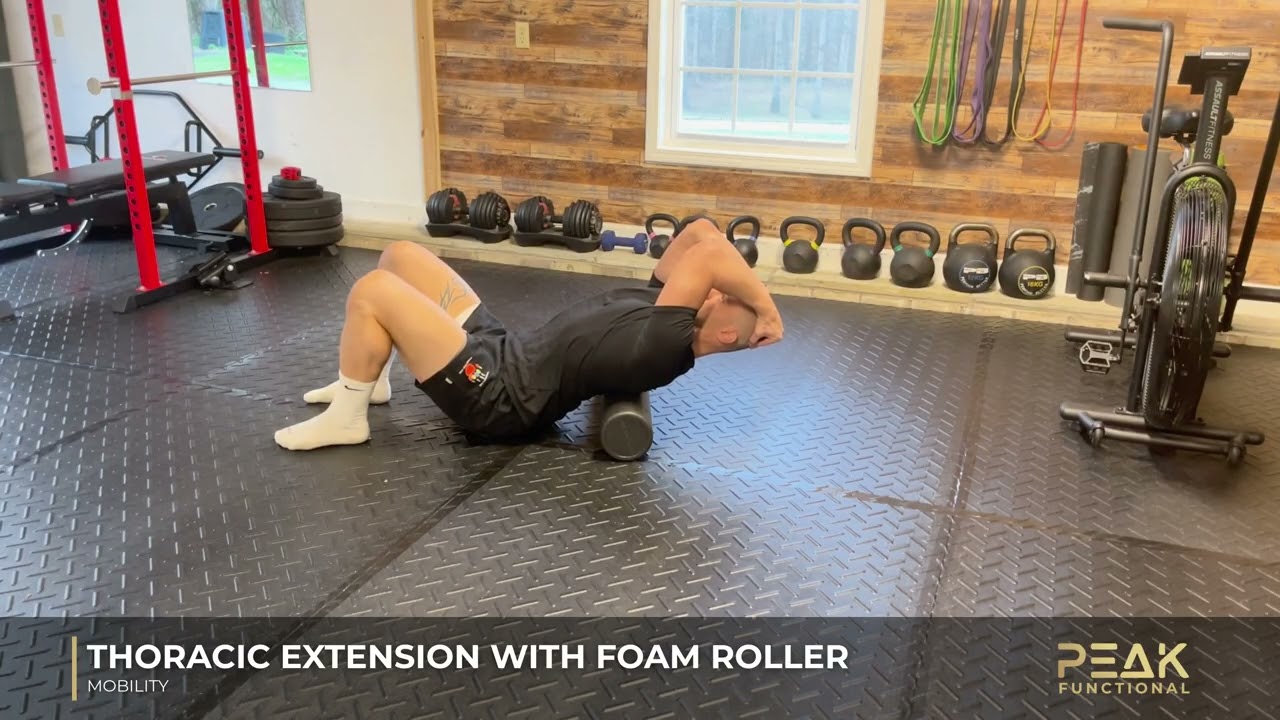 Thoracic Extension with Foam Roller | Improve Upper Back Mobility
