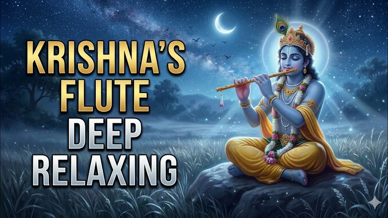 1 Hour Krishna Flute Music | Deep Peace, Meditation & Positive Energy