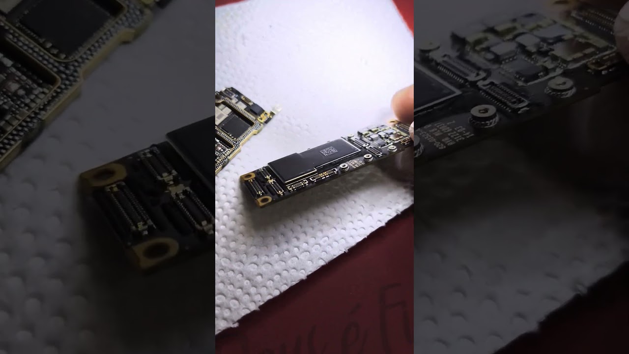 iPhone 11 com placa em curto 