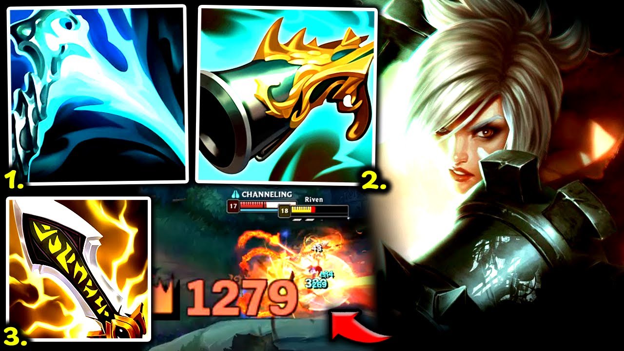 RIVEN TOP BUT 1 AUTO ATTACK = 1K+ DAMAGE! (3K+ CRIT COMBO🤣) - S14 Riven TOP Gameplay Guide