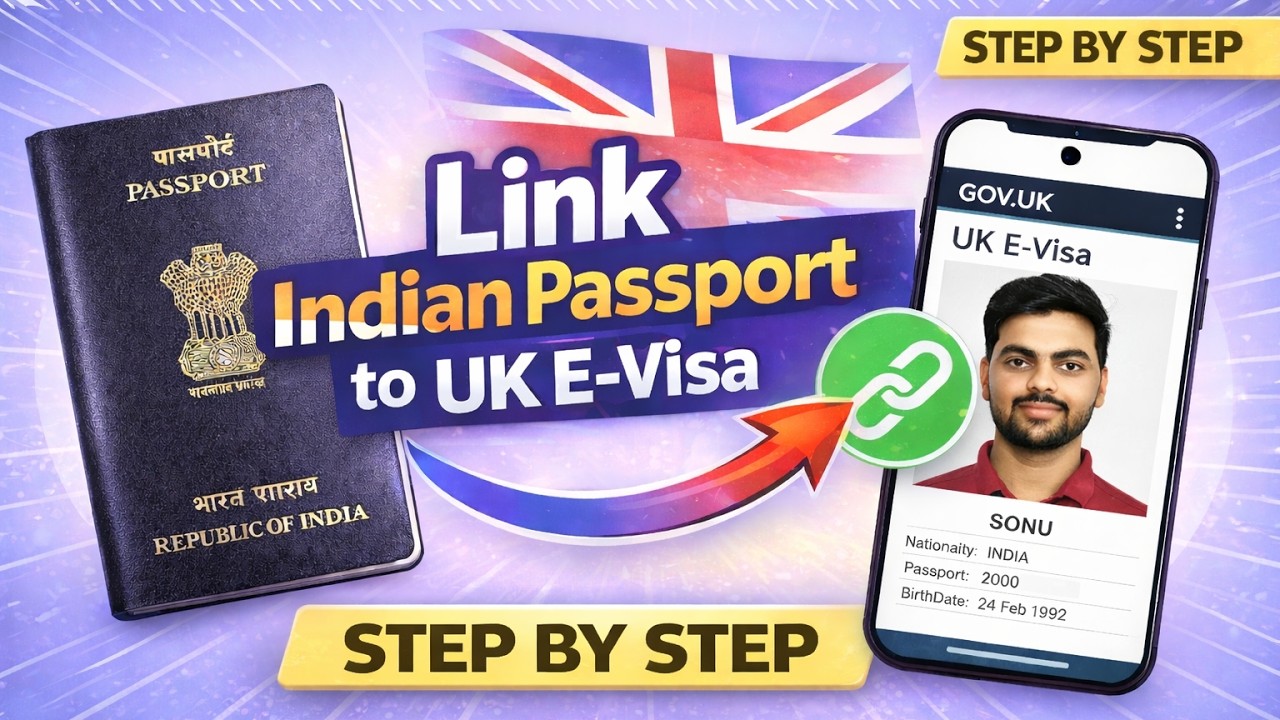How to Link Passport to UK eVisa (UKVI Account) | Indian Passport | 4 Minutes