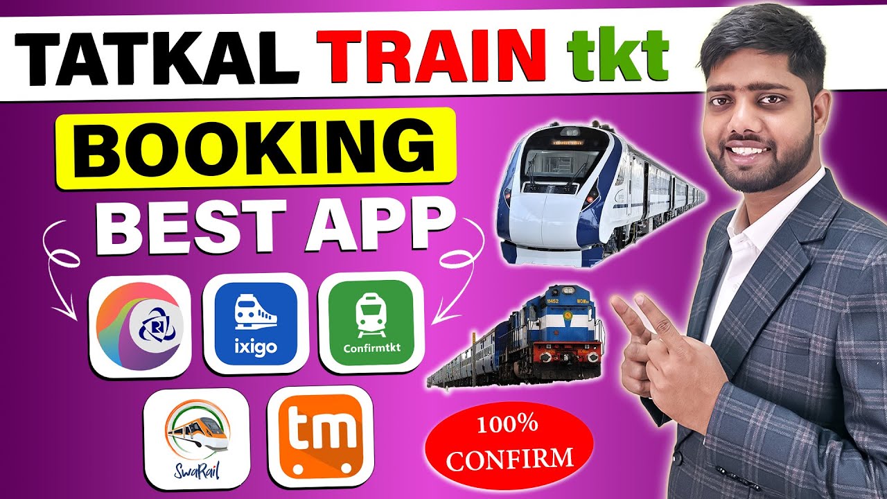 Tatkal ticket booking best app || how to book tatkal ticket in irctc fast || tatkal ticket booking