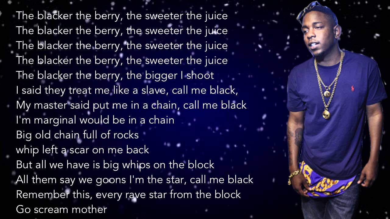 Kendrick Lamar - The Blacker The Berry (HD Lyrics)