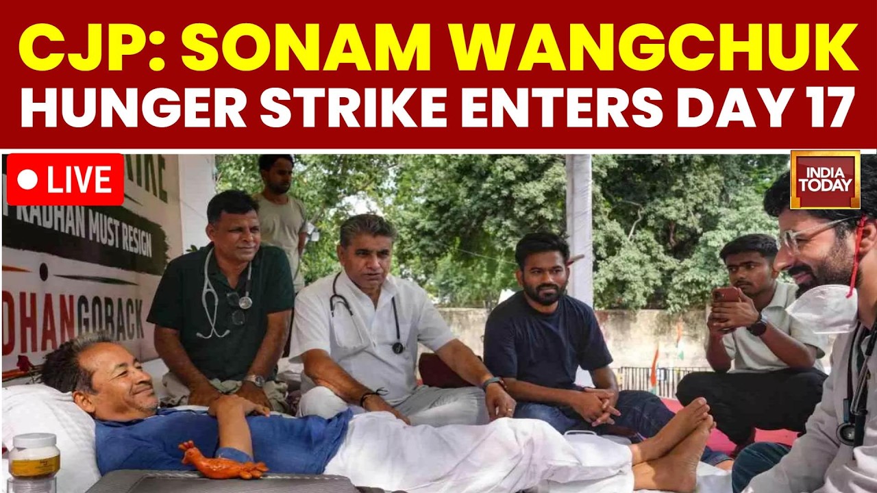 Rajdeep Sardesai LIVE: Sonam Wangchuk's Hunger Strike Enters 17th Day | CJP | NEET-UG Paper Leak