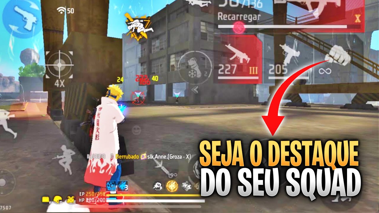 DICAS PARA SE DESTACAR JOGANDO SQUAD FREE FIRE