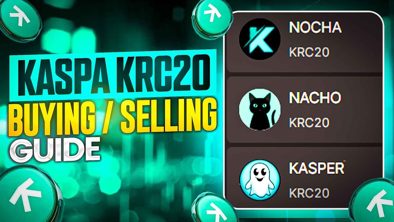 РУКОВОДСТВО ПО ТОКЕНАМ KRC20 Kaspa &mdash; Как купить/продать токены KRC20