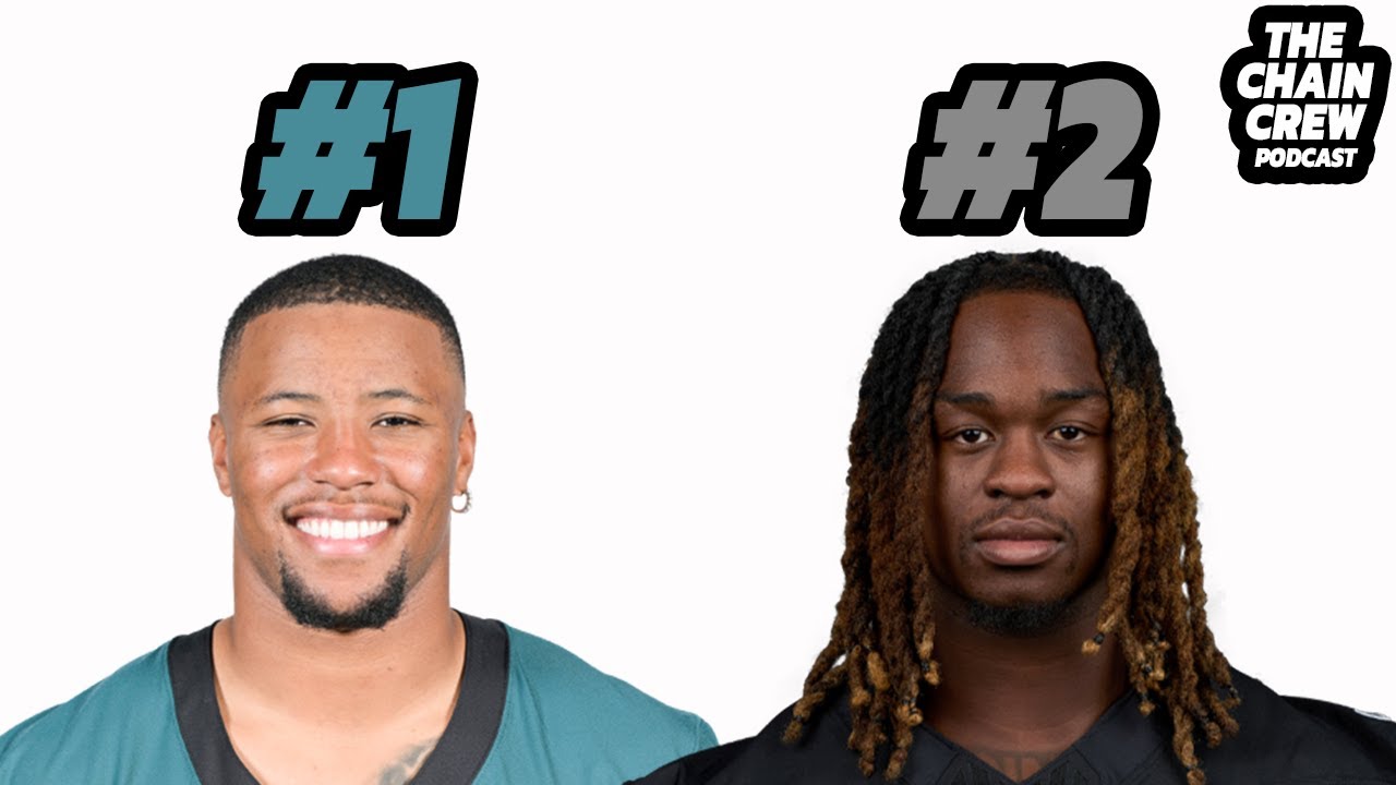 We Ranked the Top 32 RB's in the NFL... Chain Crew Podcast #7