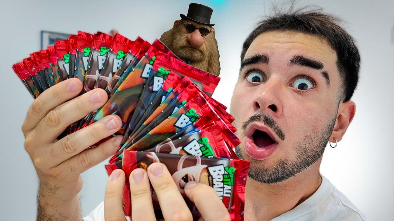 ¡MEGA APERTURA DE SOBRES BRAINROT! ¿ME TOCA MATTEO?