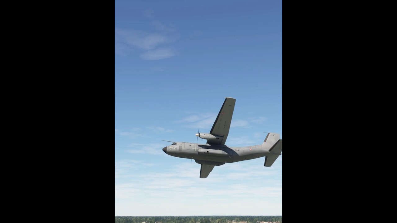 C-160 mid air reverse thrust! (Msfs)