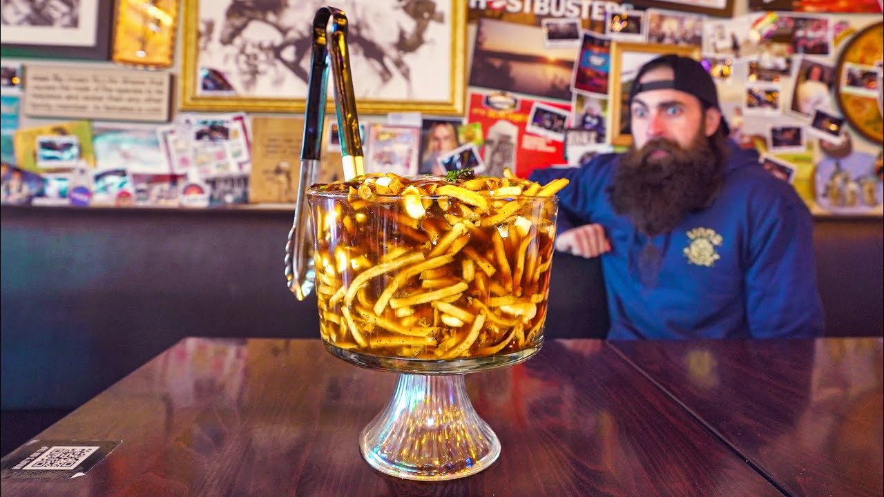 THE PUNCHBOWL POUTINE THAT ONLY ONE PERSON HAS EVER FINISHED | BeardMeatsFood