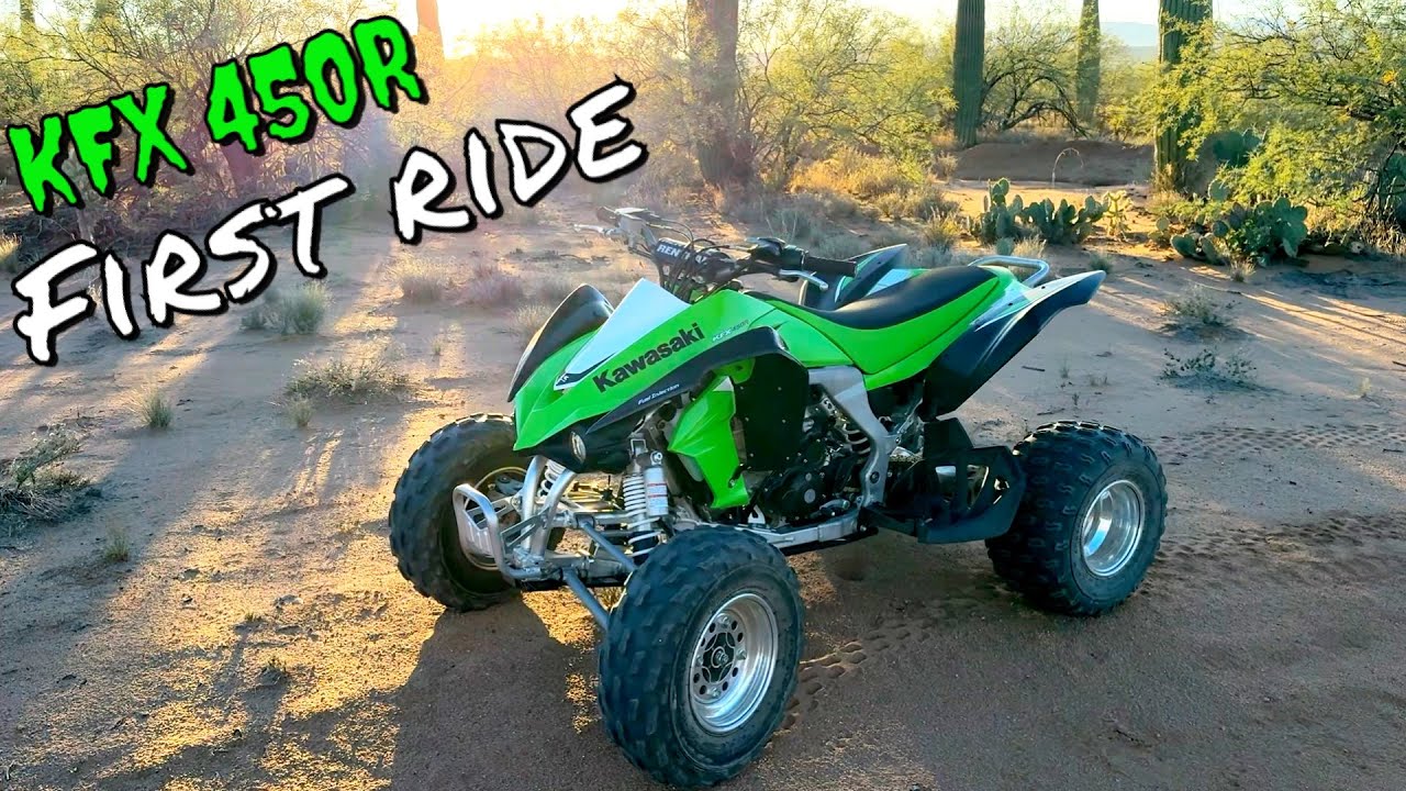 First ride on the Kawasaki Kfx 450r - first impressions