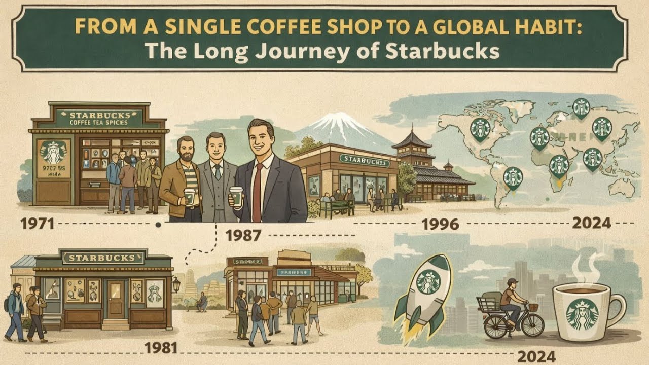 The Long Journey of Starbucks || A Graded Reader || Clear Mind, Better English ✅
