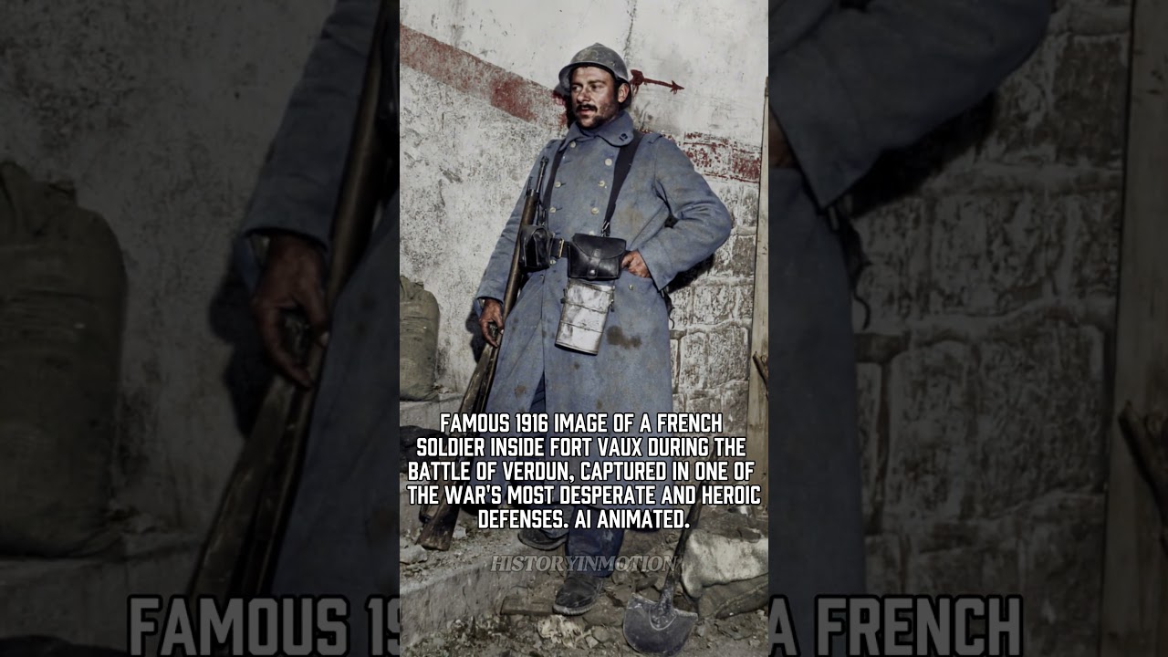WW1 Brought to Life: Shell-Shocked French Soldier